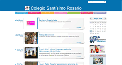 Desktop Screenshot of colegiosantisimorosario.com